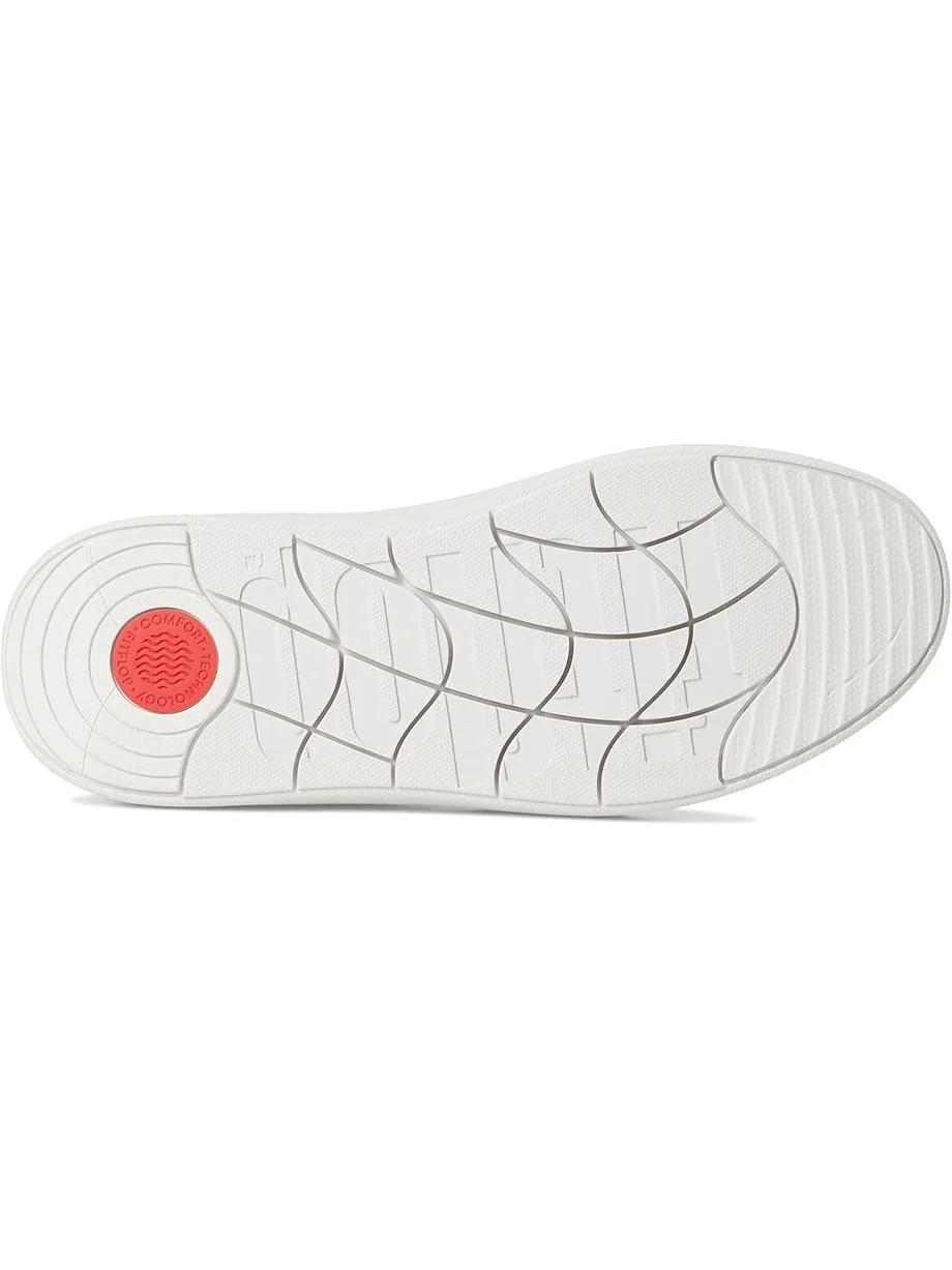 Кроссовки FitFlop Rtg Leather/Suede Sneakers — изображение 3 из 7, белый