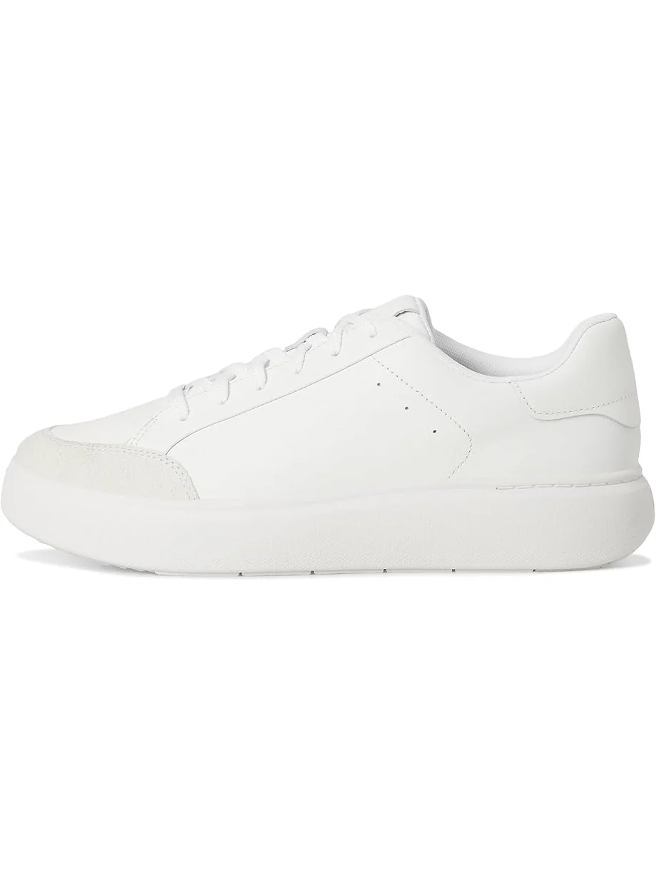 Кроссовки FitFlop Rtg Leather/Suede Sneakers — изображение 4 из 7, белый