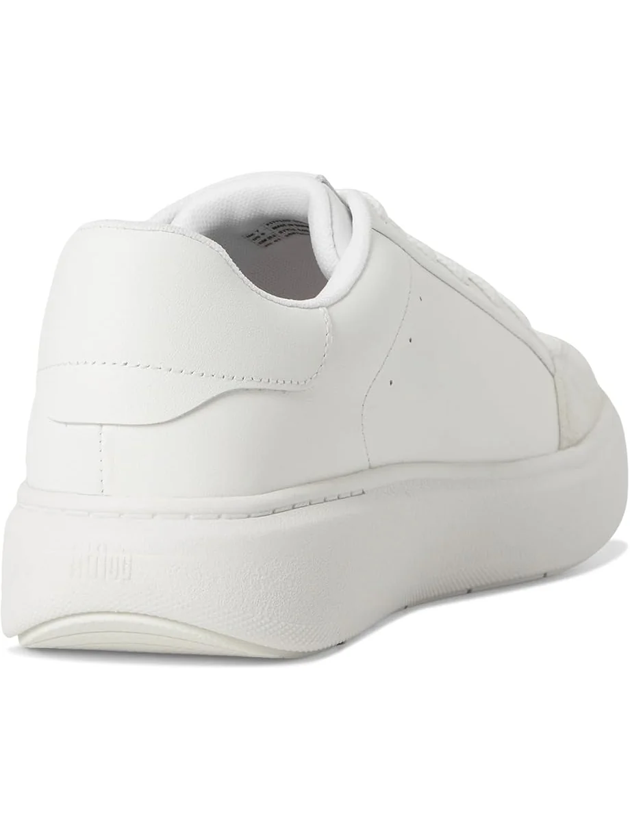 Кроссовки FitFlop Rtg Leather/Suede Sneakers — изображение 5 из 7, белый