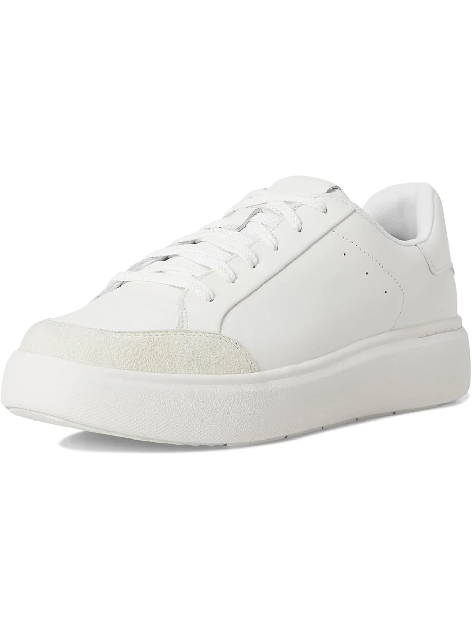 Кроссовки FitFlop Rtg Leather/Suede Sneakers — изображение 7 из 7, белый