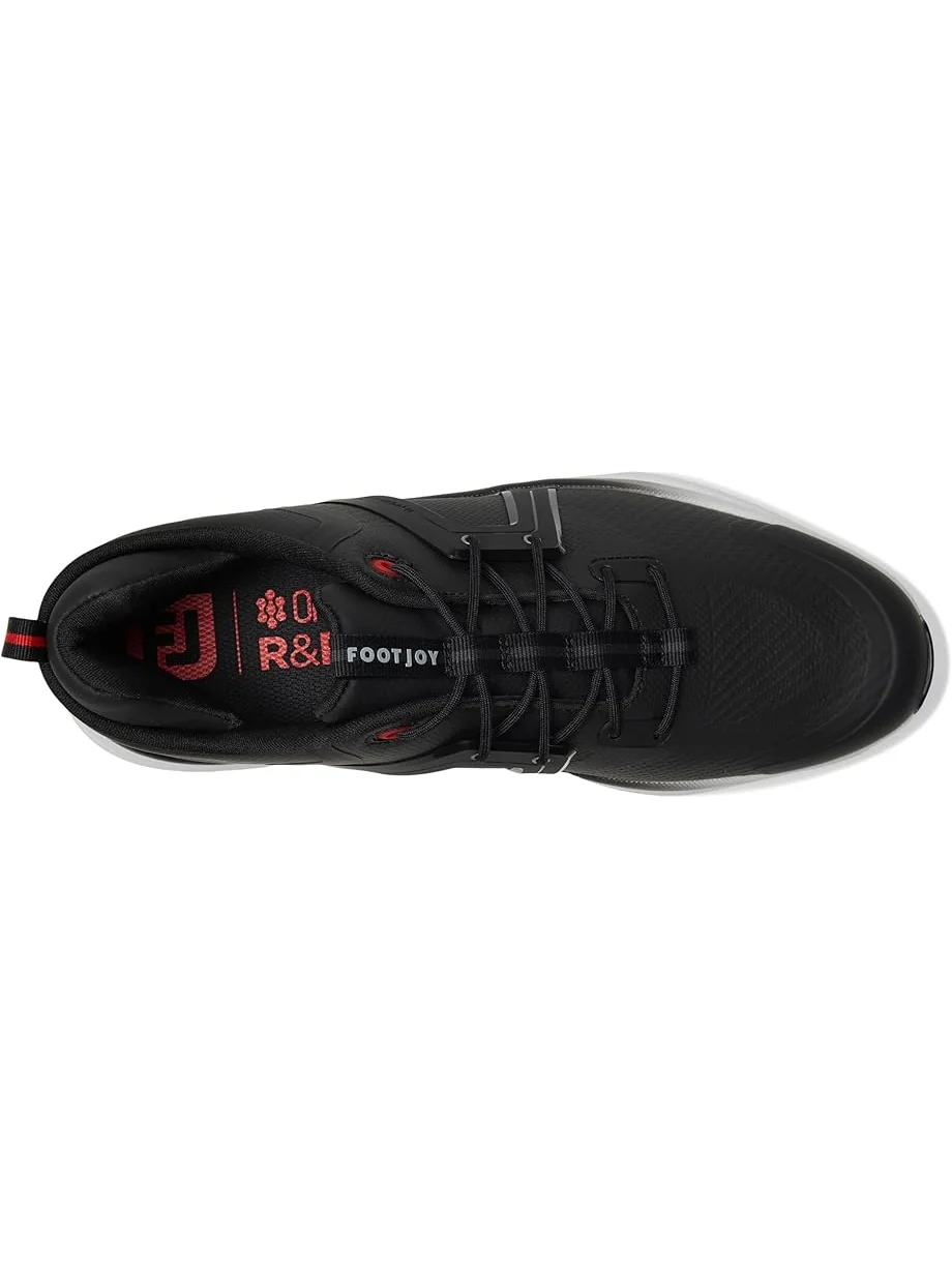 Мужские кроссовки для гольфа FootJoy Hyperflex — изображение 2 из 7, черный/белый/красный