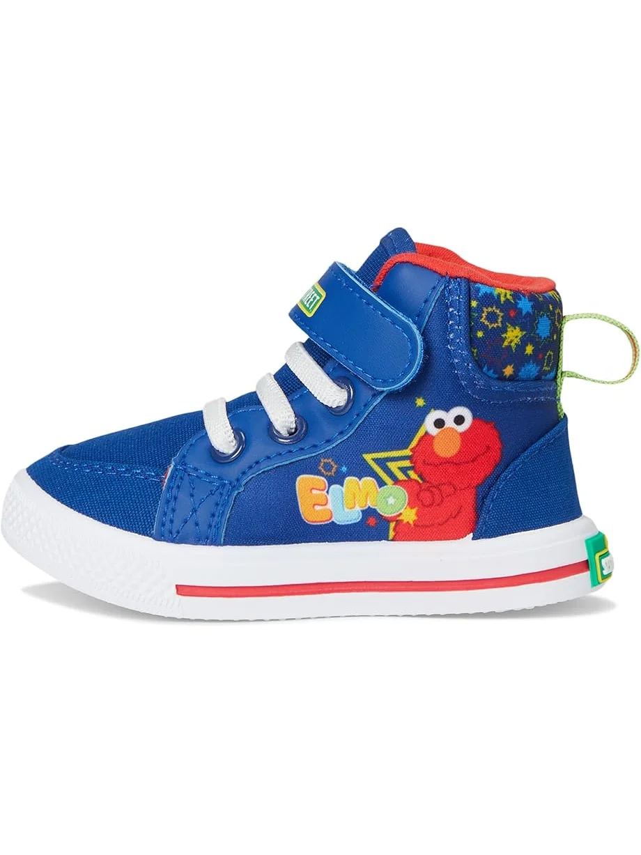 Кроссовки Josmo Sesame Stree Elmo High Top Sneaker(Toddler/Little Kid) — изображение 4 из 7, синий