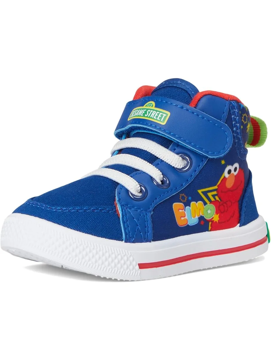 Кроссовки Josmo Sesame Stree Elmo High Top Sneaker(Toddler/Little Kid) — изображение 7 из 7, синий