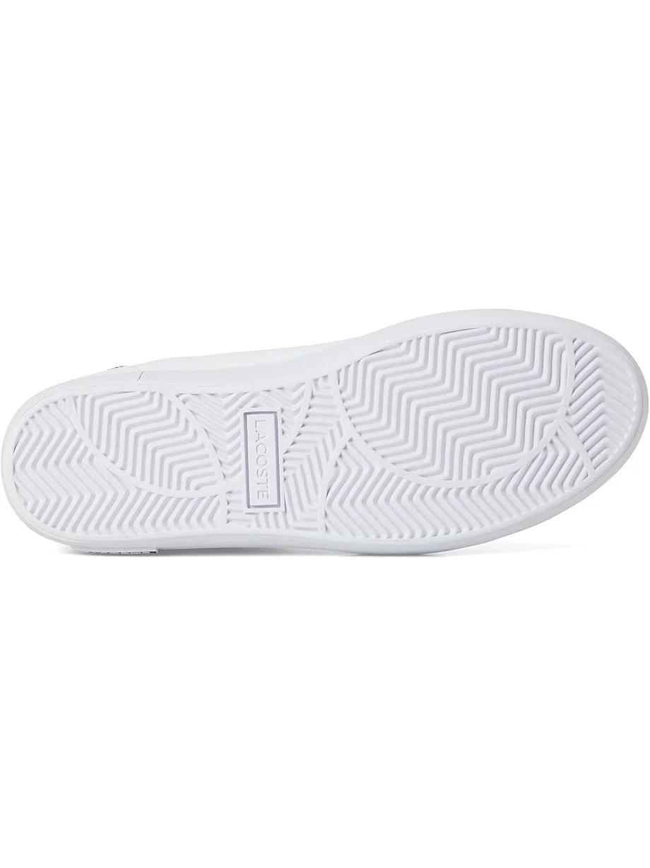 Кроссовки мужские Lacoste Powercourt Graphic Leather — изображение 3 из 7, белый/темно-зеленый