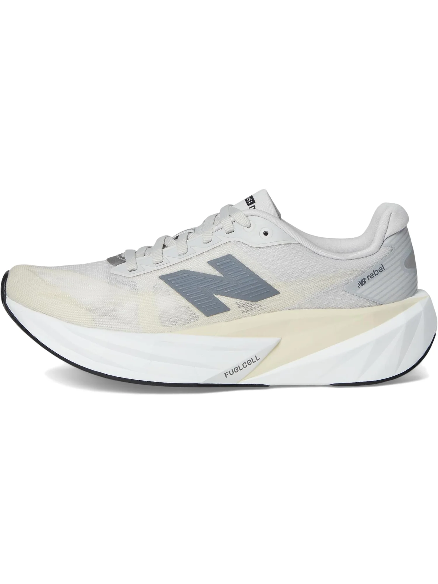 Кроссовки New Balance FuelCell Rebel v5 — изображение 4 из 7, серый/белый