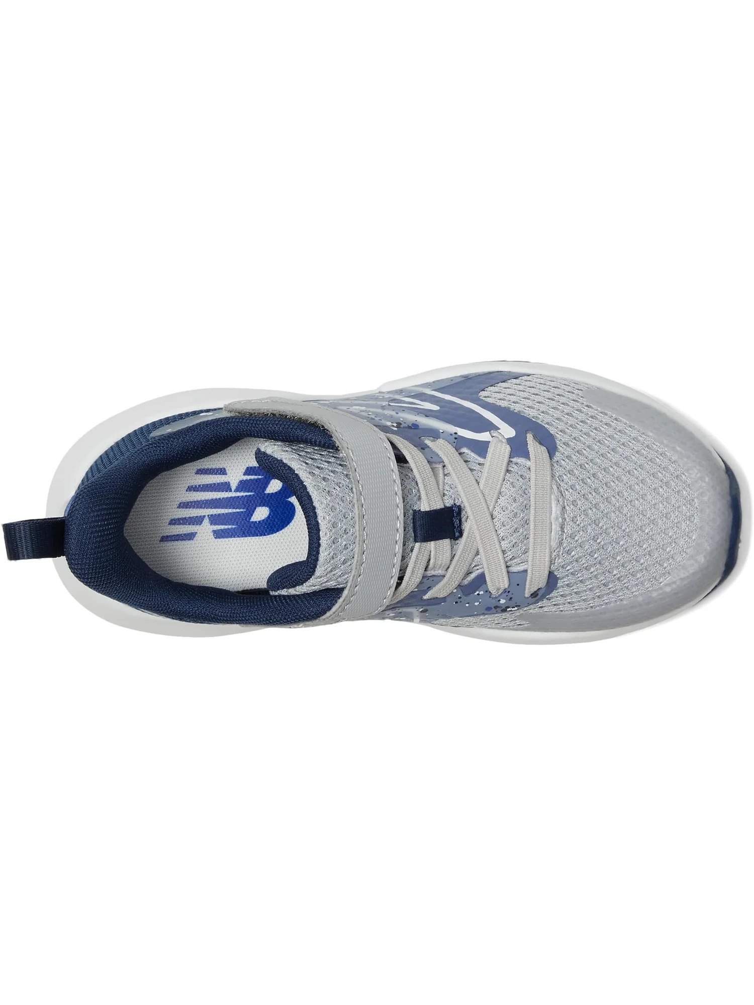 Кроссовки New Balance Kids Rave Run v2 Bungee Lace with Top Strap — изображение 2 из 7, темно-синий