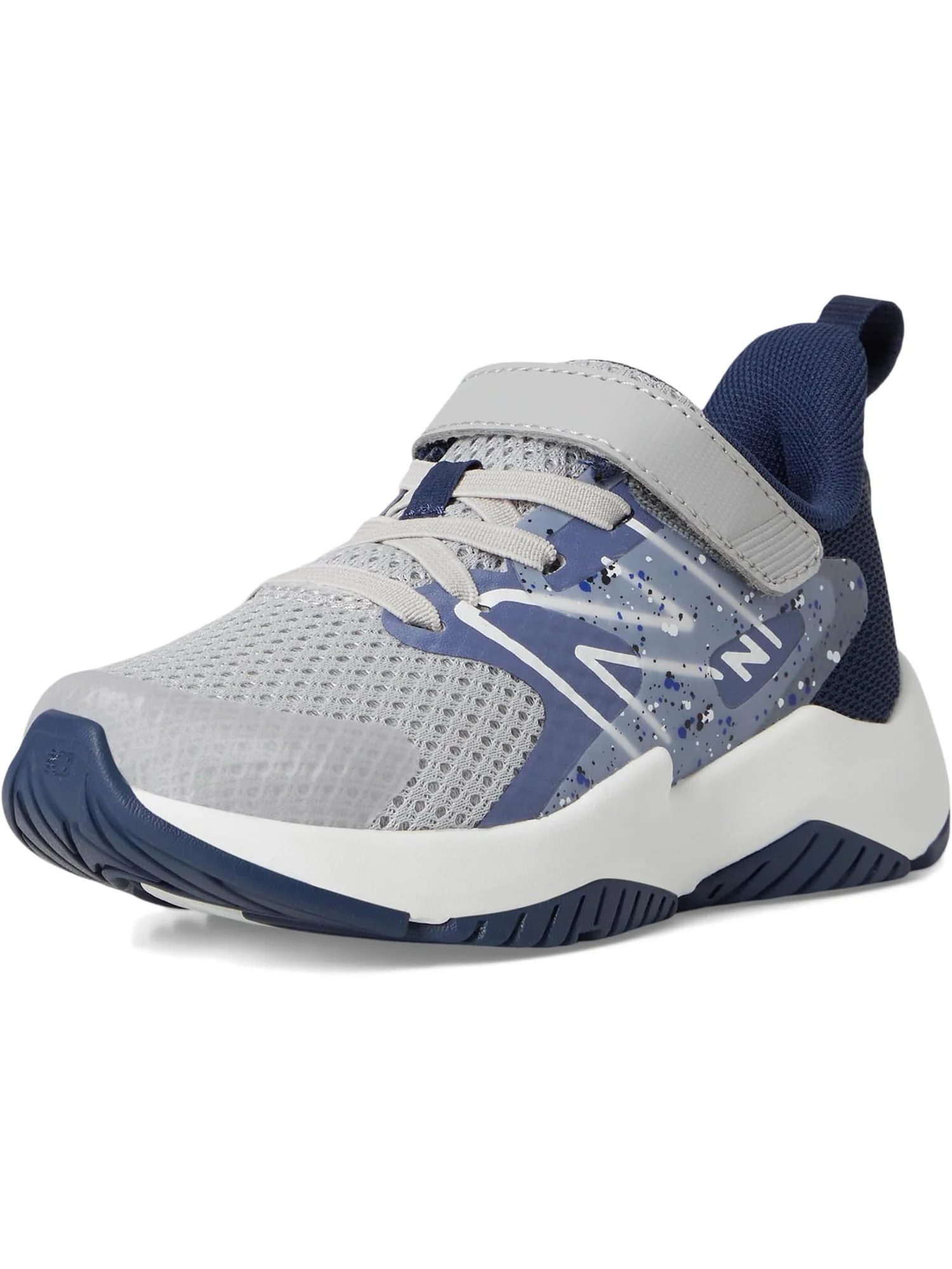 Кроссовки New Balance Kids Rave Run v2 Bungee Lace with Top Strap — изображение 7 из 7, темно-синий