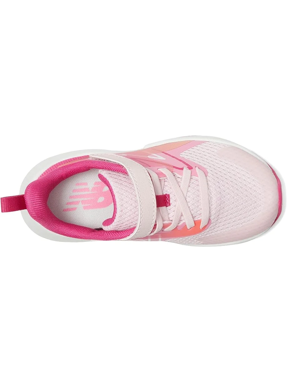 Кроссовки New Balance Kids Rave Run v2 Bungee Lace with Top Strap — изображение 2 из 7, розовый/розовый/розовый