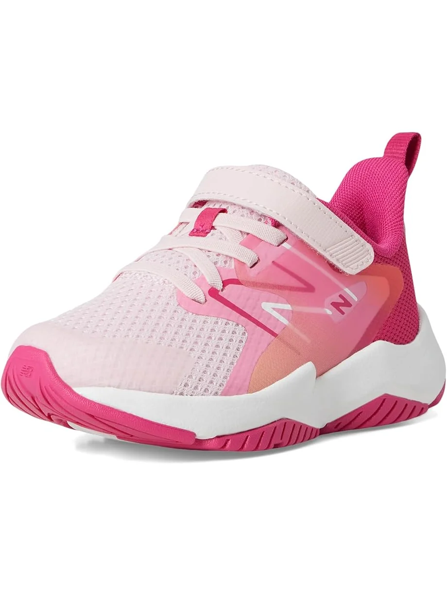 Кроссовки New Balance Kids Rave Run v2 Bungee Lace with Top Strap — изображение 7 из 7, розовый/розовый/розовый