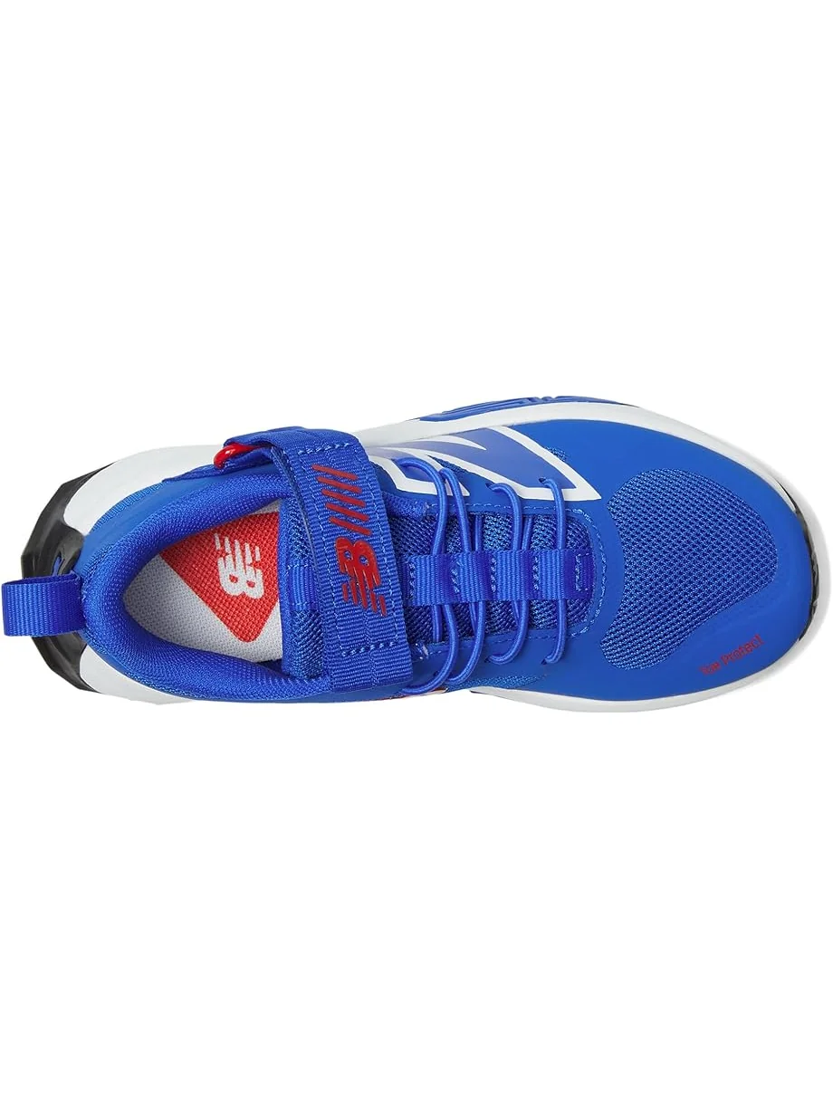 Кроссовки New Balance Kids Fuelcell Play Bungee With Top Strap — изображение 2 из 7, синий/красный/белый