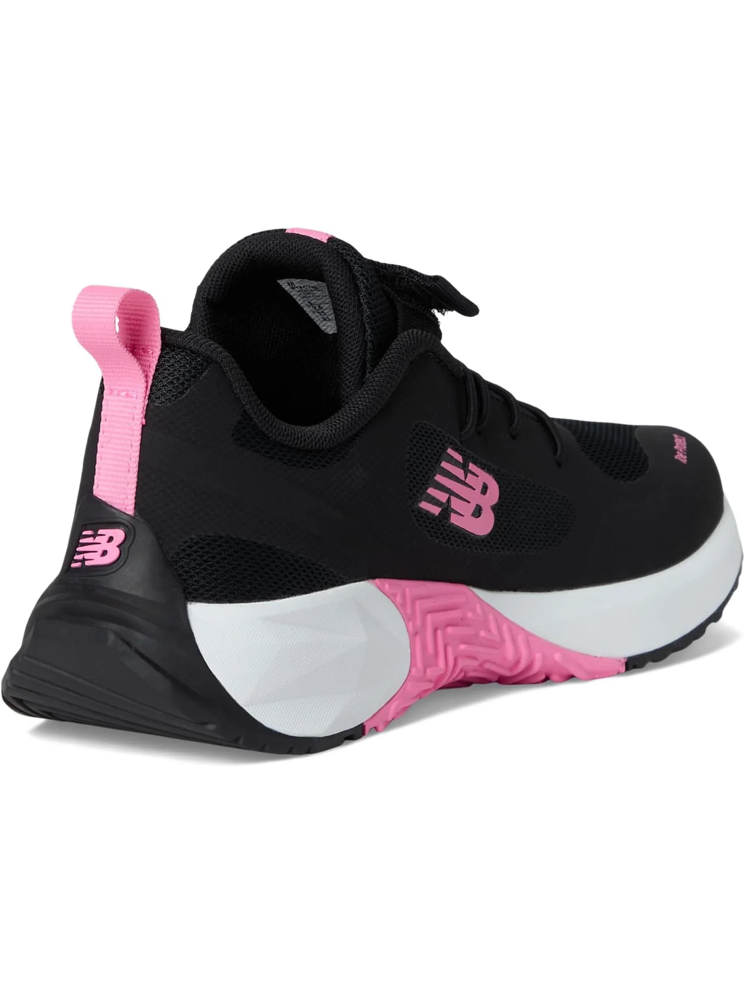 Кроссовки New Balance Kids Fuelcell Play Bungee With Top Strap — изображение 5 из 7, черный/розовый/белый