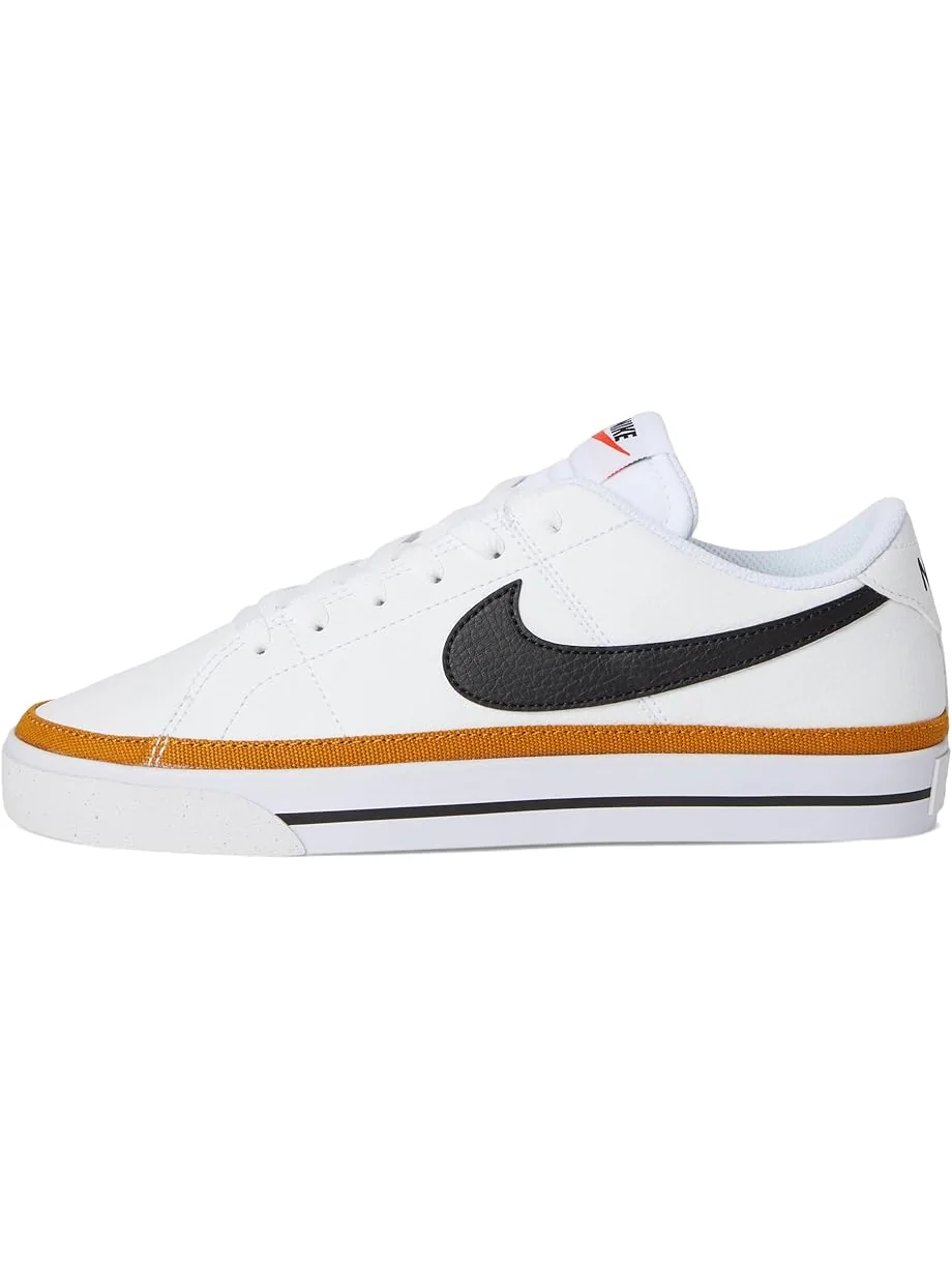 Кроссовки Nike Court Legacy Next Nature — изображение 4 из 7, белый/черный//оранжевый