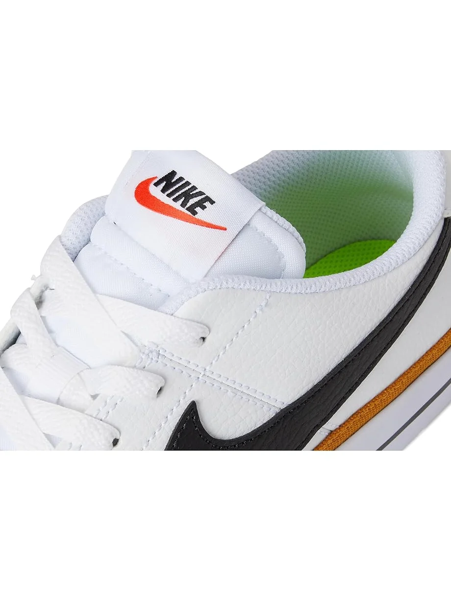 Кроссовки Nike Court Legacy Next Nature — изображение 6 из 7, белый/черный//оранжевый