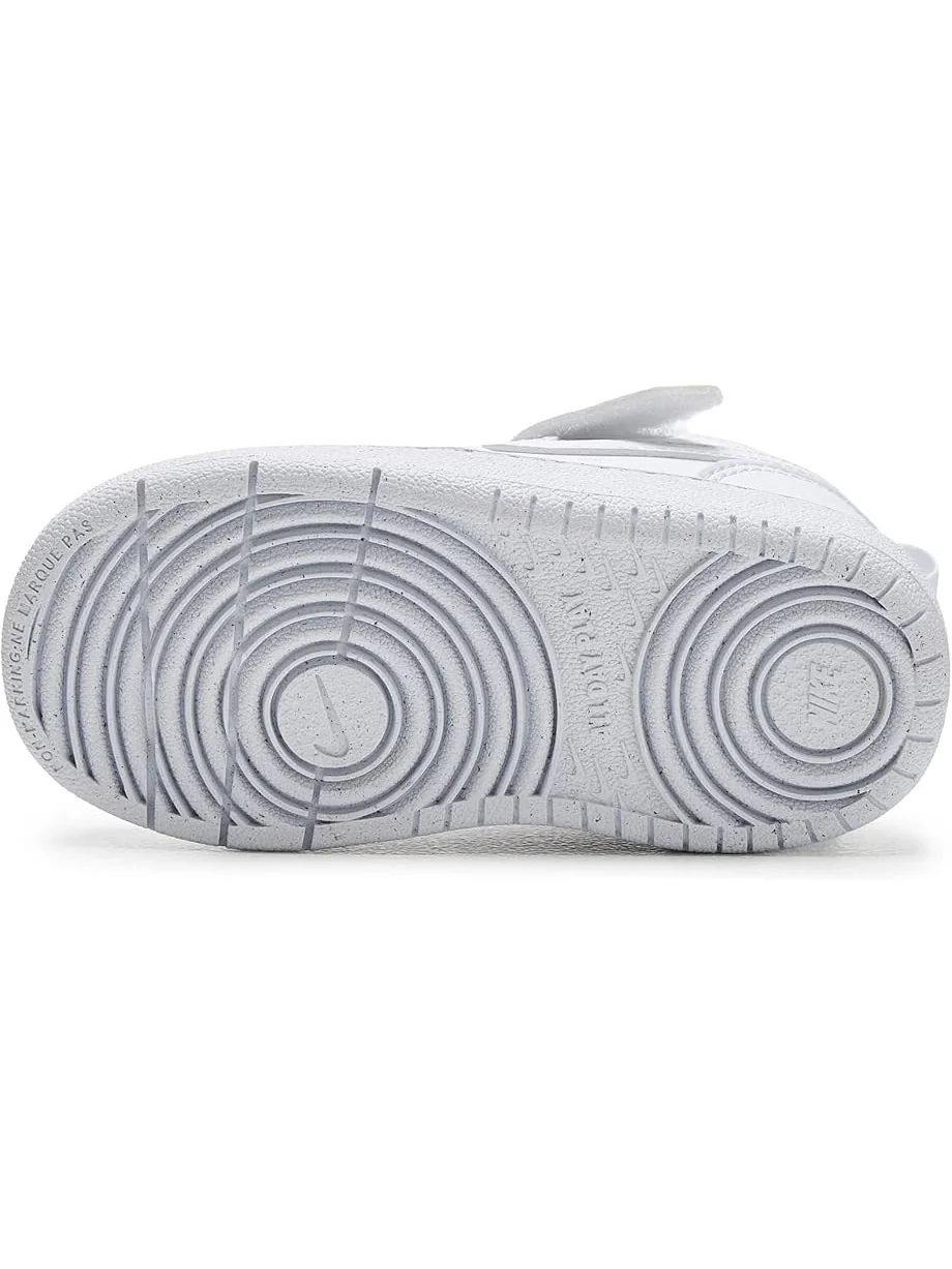 Детские кроссовки Nike Kids Court Borough Low Recraft (Infant/Toddler) — изображение 5 из 7, белый/белый/белый