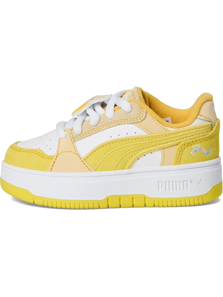 Кроссовки PUMA Kids Rebound Femme Squishmallows Shoes — изображение 4 из 7, желтый//белый