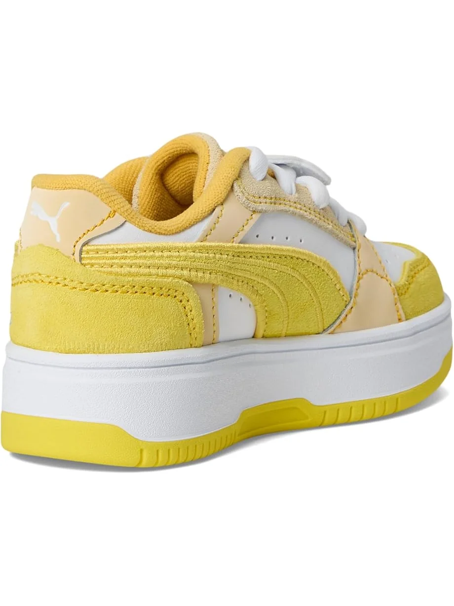 Кроссовки PUMA Kids Rebound Femme Squishmallows Shoes — изображение 5 из 7, желтый//белый