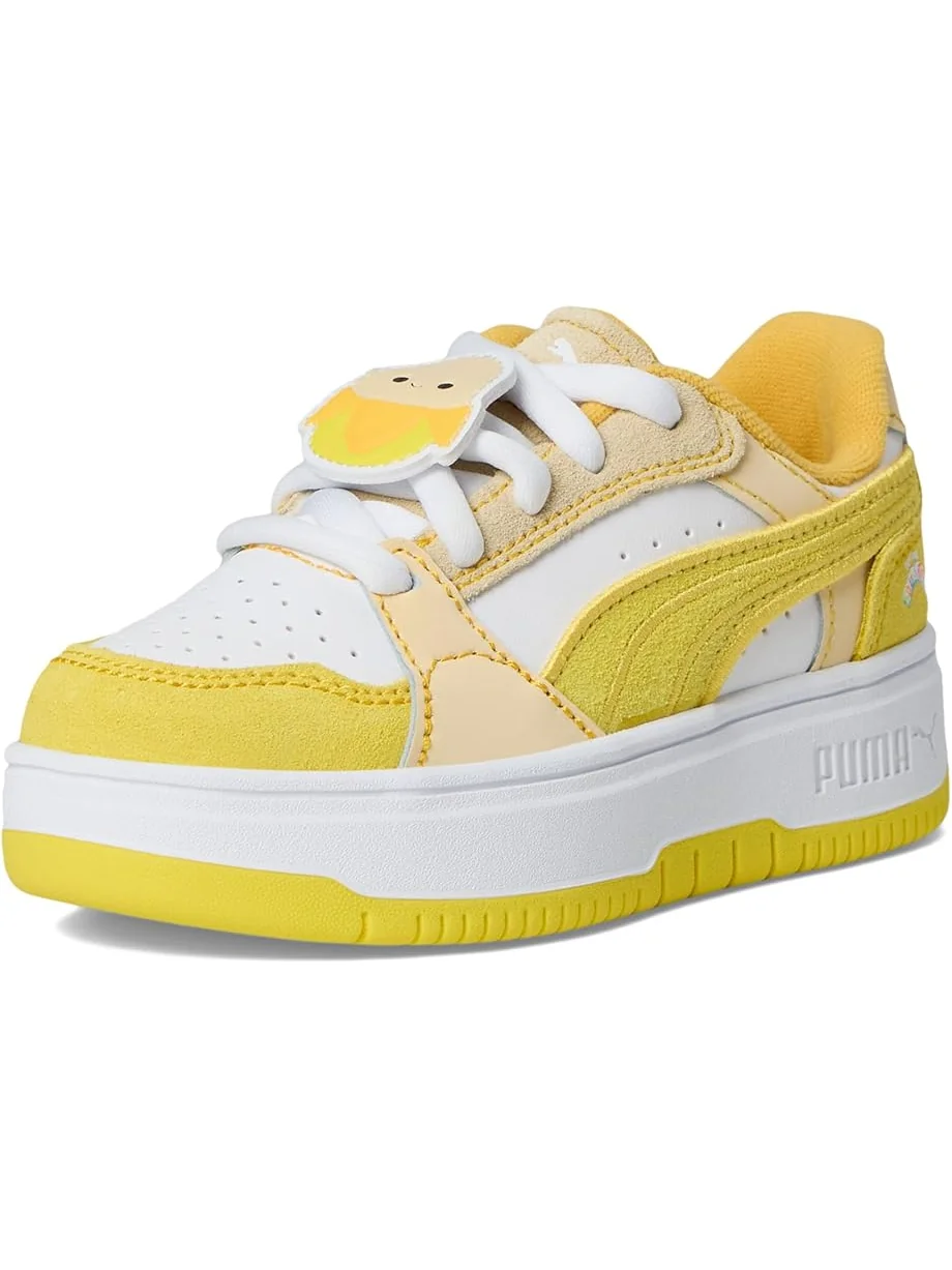 Кроссовки PUMA Kids Rebound Femme Squishmallows Shoes — изображение 7 из 7, желтый//белый
