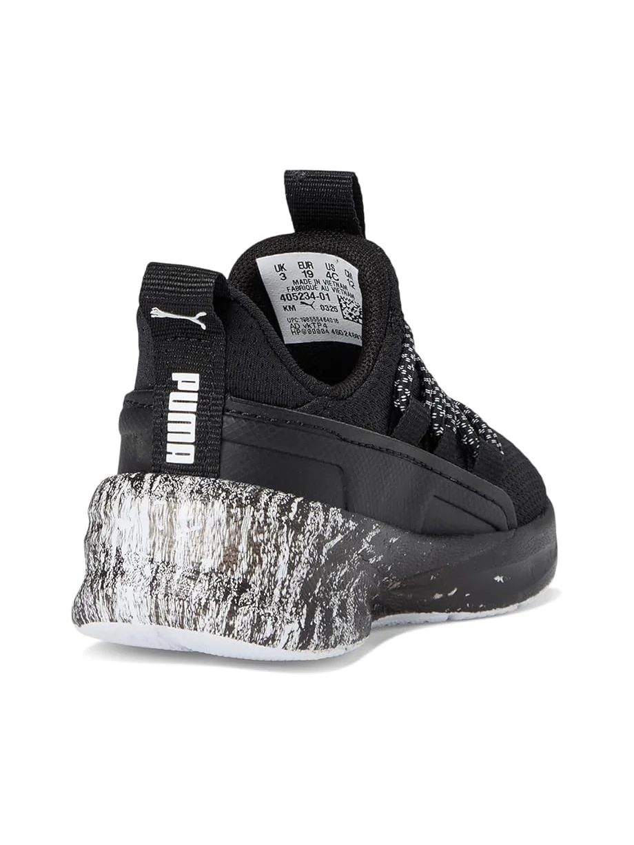 Кроссовки PUMA Kids Softride One4All Slip-On Shoes — изображение 5 из 7, черный/белый