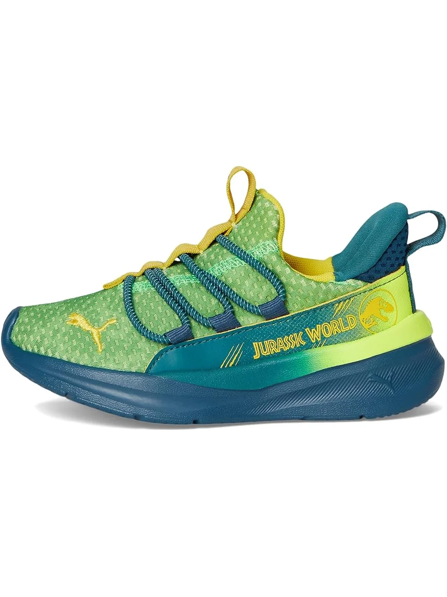 Кроссовки PUMA Kids Softride One4All Jurassic World Slip-On Shoes — изображение 4 из 7, желтый//желтый