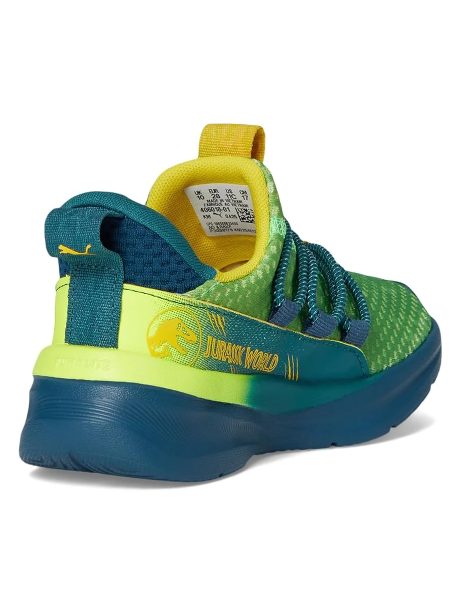 Кроссовки PUMA Kids Softride One4All Jurassic World Slip-On Shoes — изображение 5 из 7, желтый//желтый
