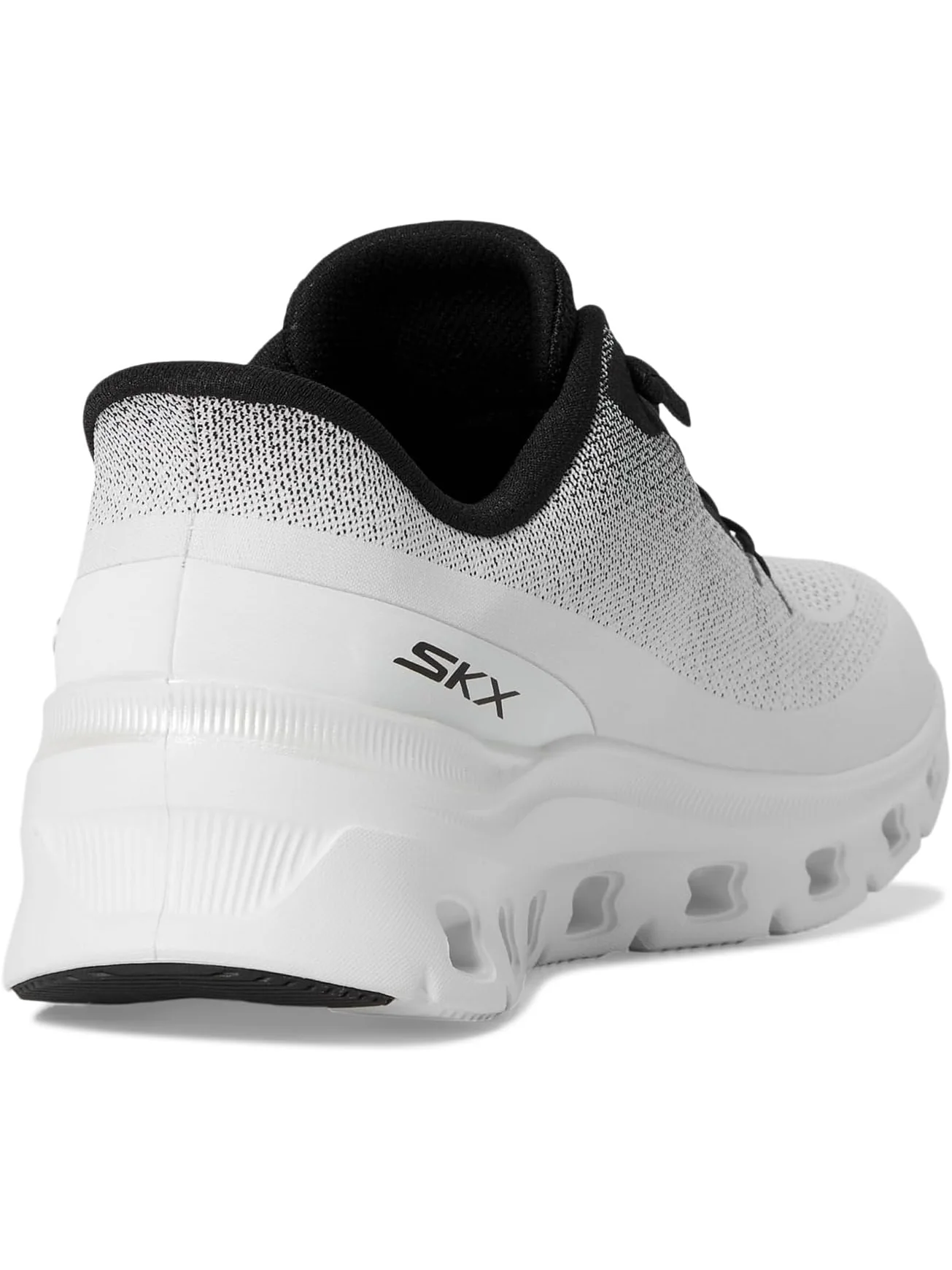 Кроссовки SKECHERS Women's Arch Fit Glide-Step Pro Hands Free Slip-ins — изображение 5 из 7, белый черный