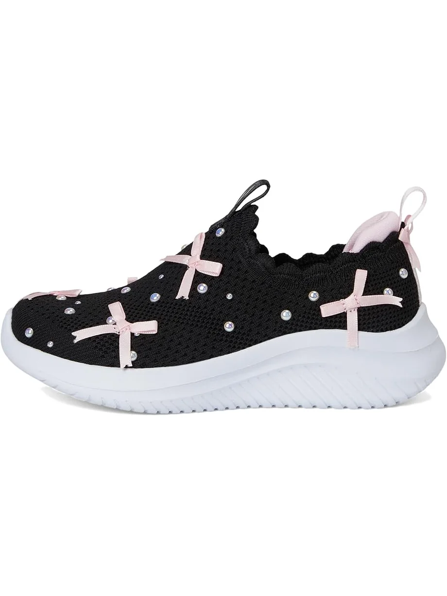 Кроссовки SKECHERS KIDS Ultra Flex 3.0 303845L — изображение 4 из 7, черный/светлый розовый