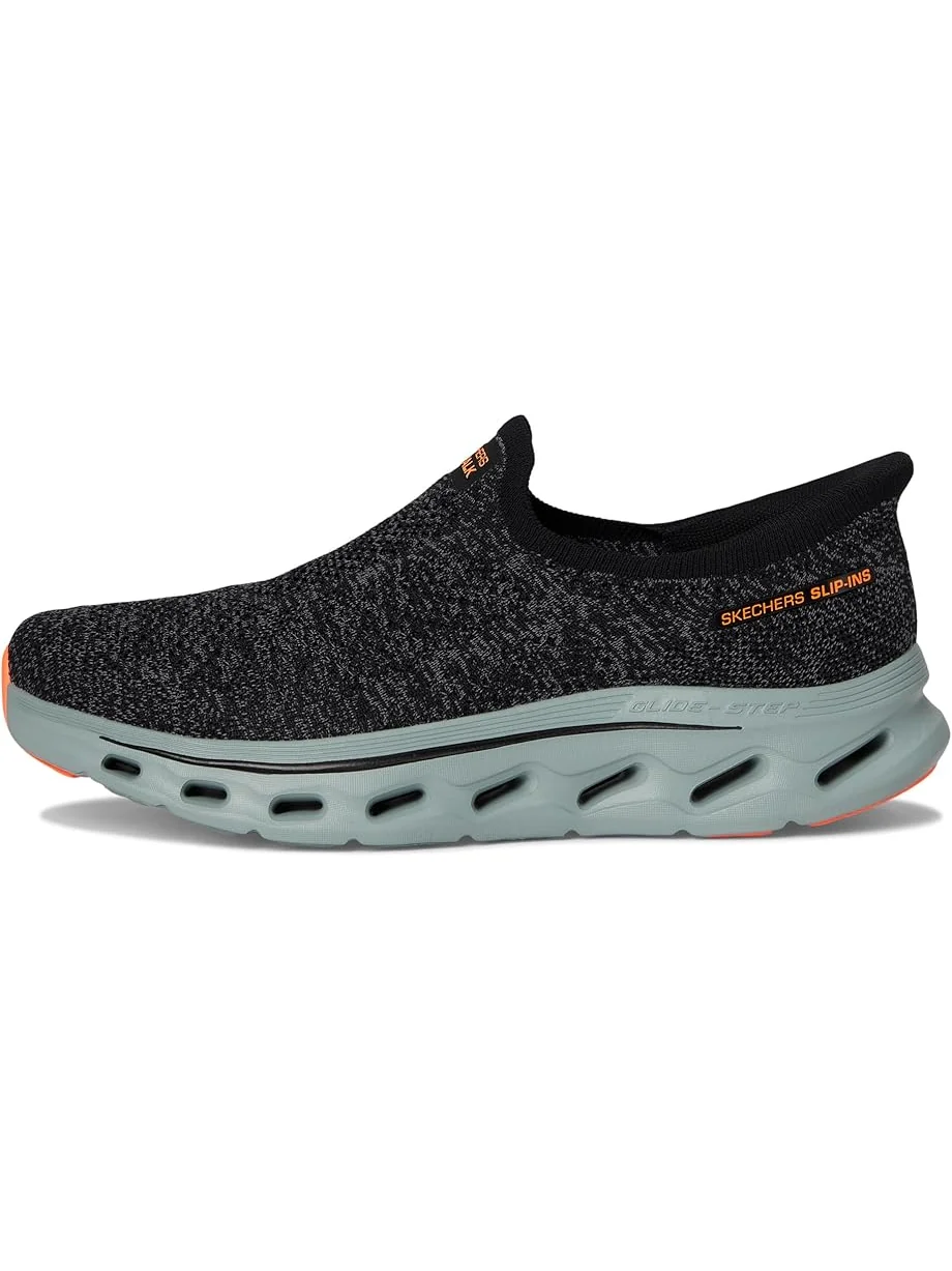 Кроссовки SKECHERS Performance Go Walk Glide-step 2.0 Caleb Hands Free Slip-in — изображение 4 из 7, черный/серый