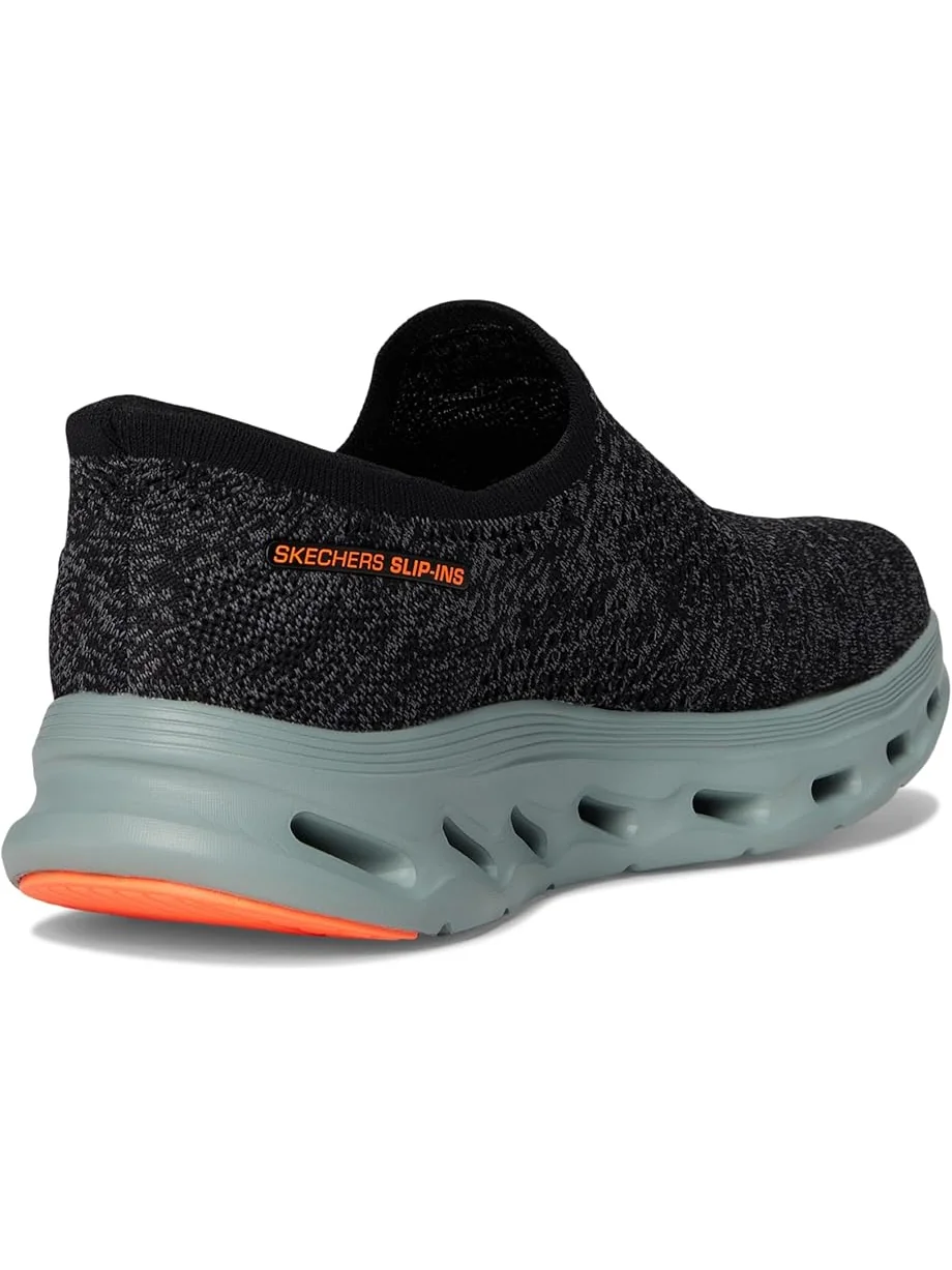 Кроссовки SKECHERS Performance Go Walk Glide-step 2.0 Caleb Hands Free Slip-in — изображение 5 из 7, черный/серый