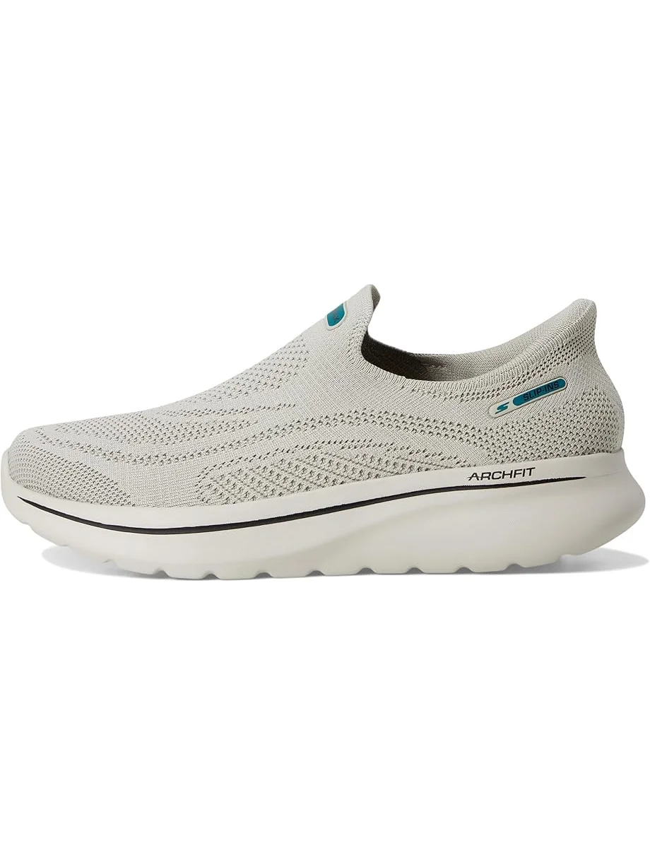 Кроссовки SKECHERS Performance Go Walk Arch Fit N-joy Dale Hands Free Slip-in — изображение 4 из 7, серо-коричневый