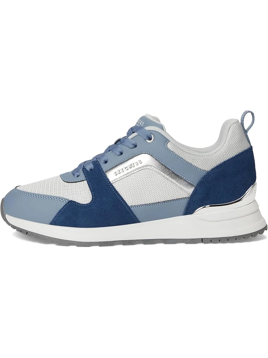 Кроссовки SKECHERS Runway - Posh Gal — изображение 4 из 7, темно-синий/серый