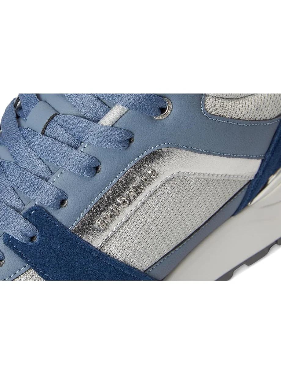 Кроссовки SKECHERS Runway - Posh Gal — изображение 6 из 7, темно-синий/серый