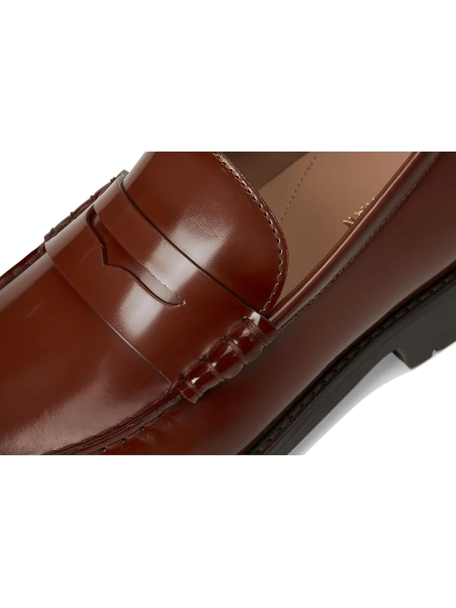 Женские лоферы Cole Haan Treena Lug — изображение 6 из 7, темно-коричневый