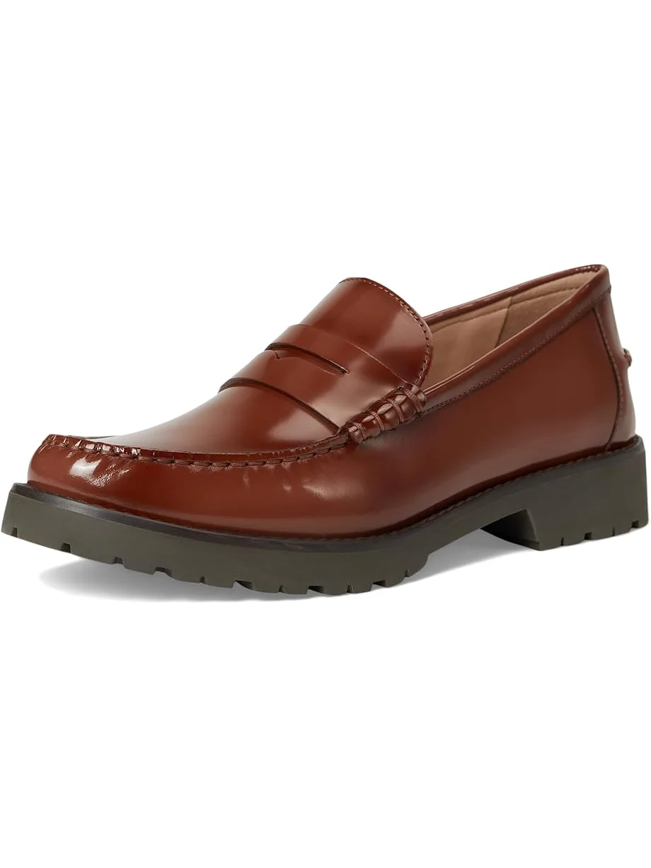 Женские лоферы Cole Haan Treena Lug — изображение 7 из 7, темно-коричневый