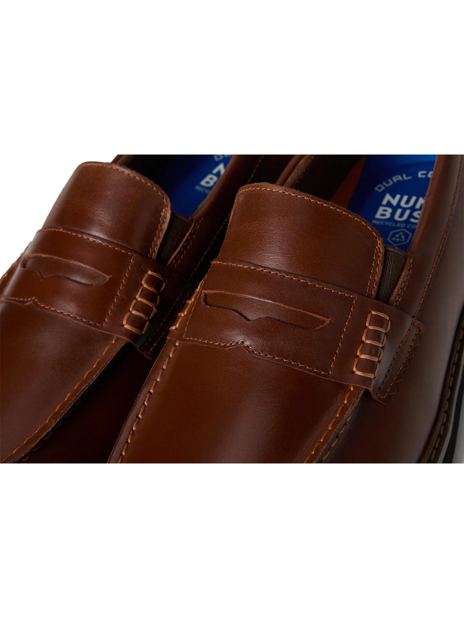 Лоферы Nunn Bush Odin II Moc Toe Penny Loafer Lightweight and Comfortable Slip-On — изображение 6 из 7, коричневый