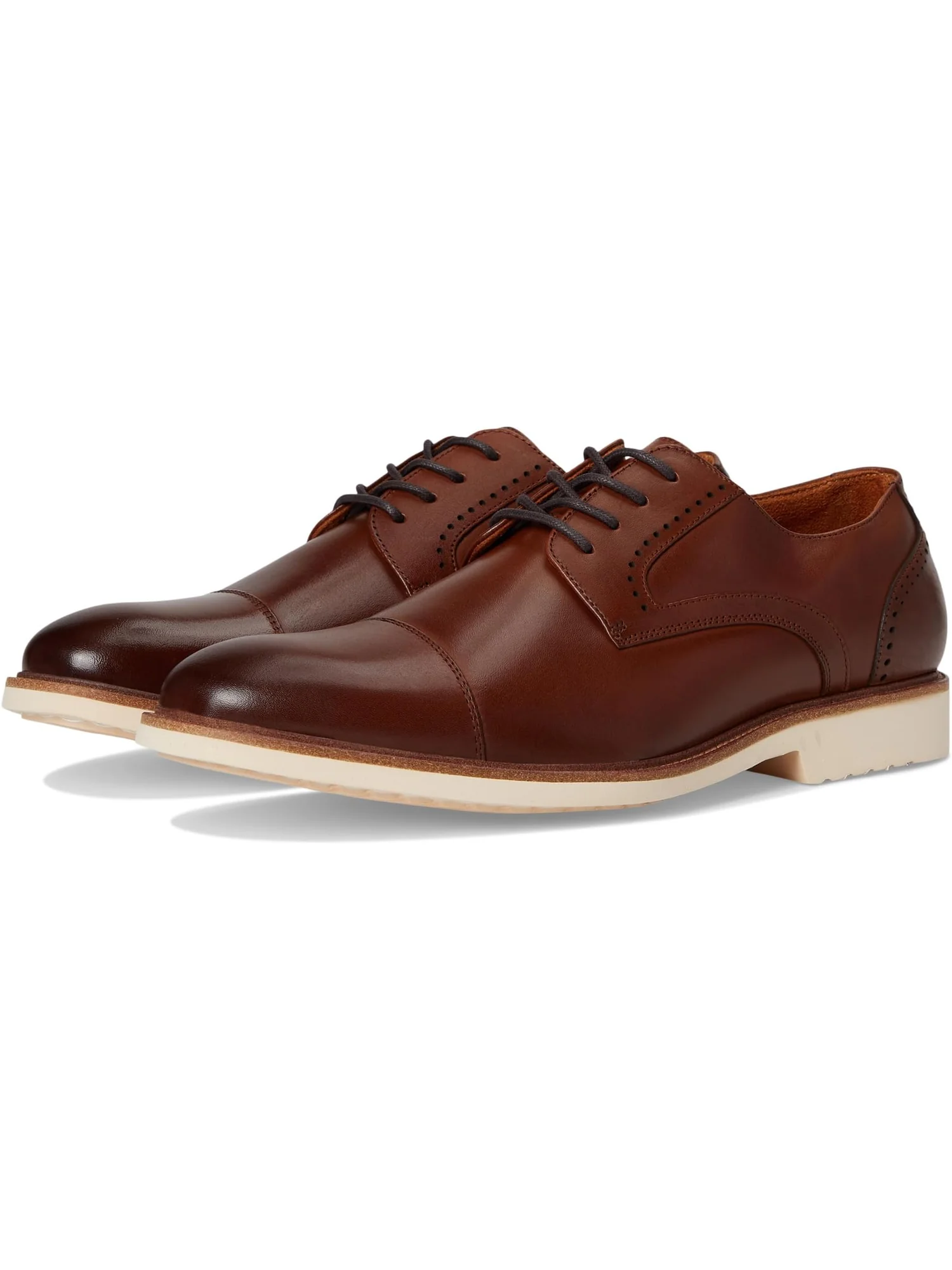 Оксфорды Stacy Adams Wesbridge Cap Toe Lace-Up — изображение 1 из 7, шоколад