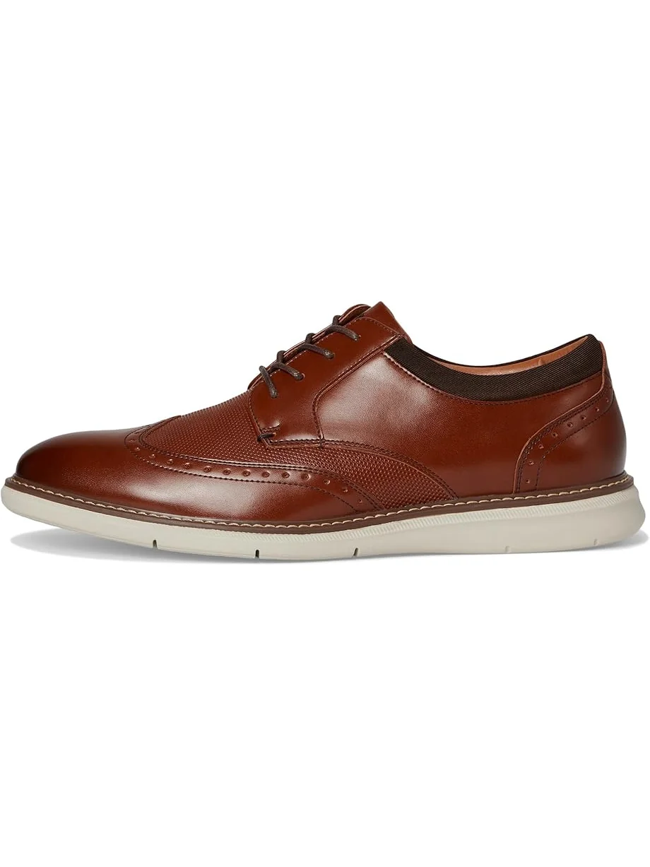 Оксфорды Nunn Bush Chase 2.0 Wingtip Oxford Casual Contemporary Lace Up — изображение 4 из 7, коричневый