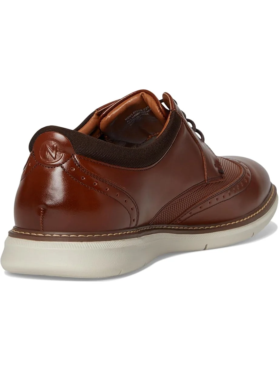 Оксфорды Nunn Bush Chase 2.0 Wingtip Oxford Casual Contemporary Lace Up — изображение 5 из 7, коричневый