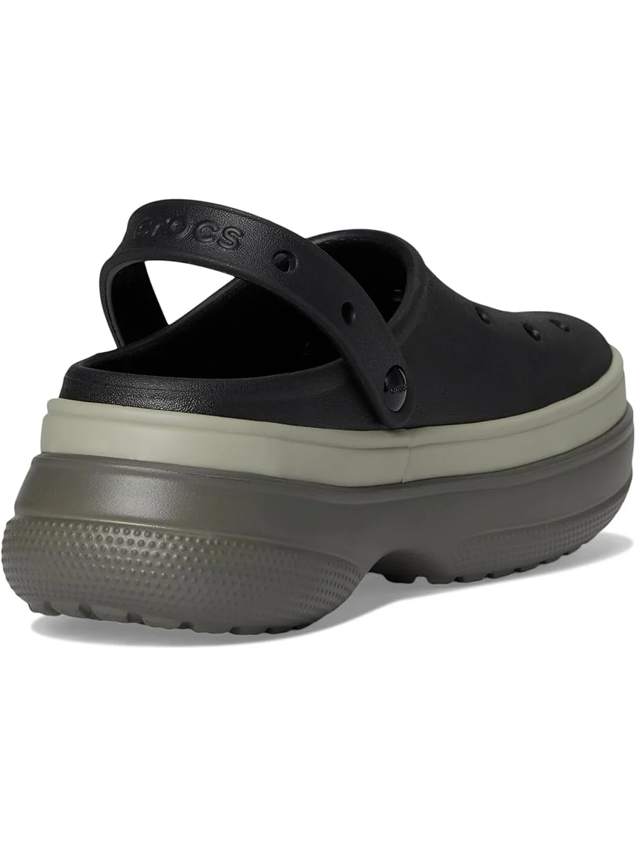 Сабо Crocs Classic Stacked Clogs Platform Platform — изображение 5 из 7, черный