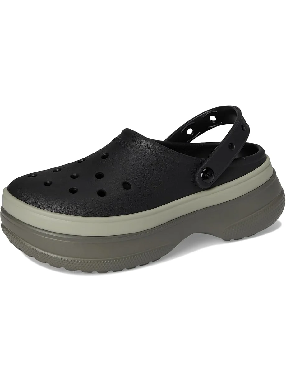 Сабо Crocs Classic Stacked Clogs Platform Platform — изображение 7 из 7, черный