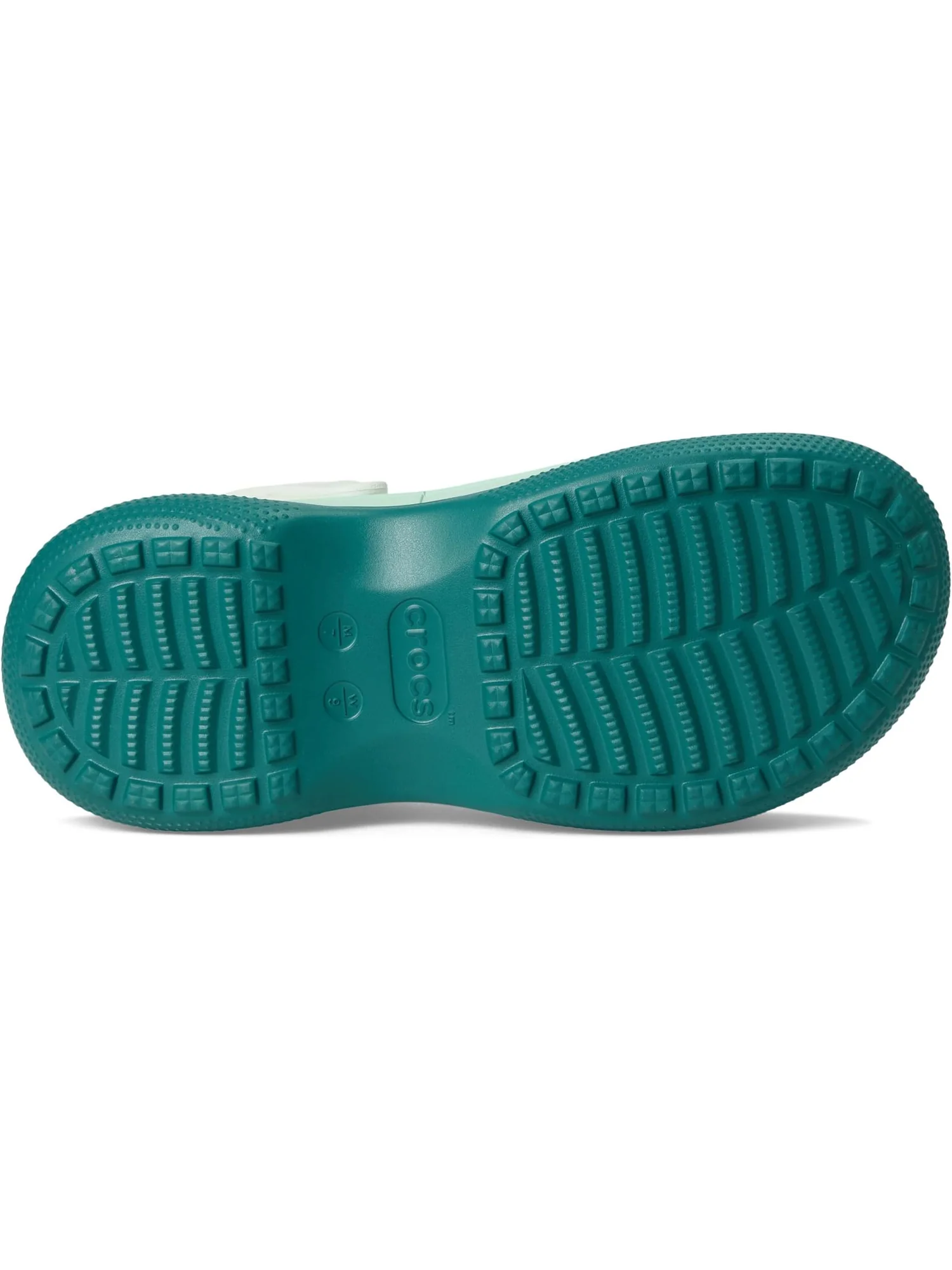 Сабо Crocs Unisex Classic Stacked Clogs Platform Platform, Hosta — изображение 3 из 7, хоста