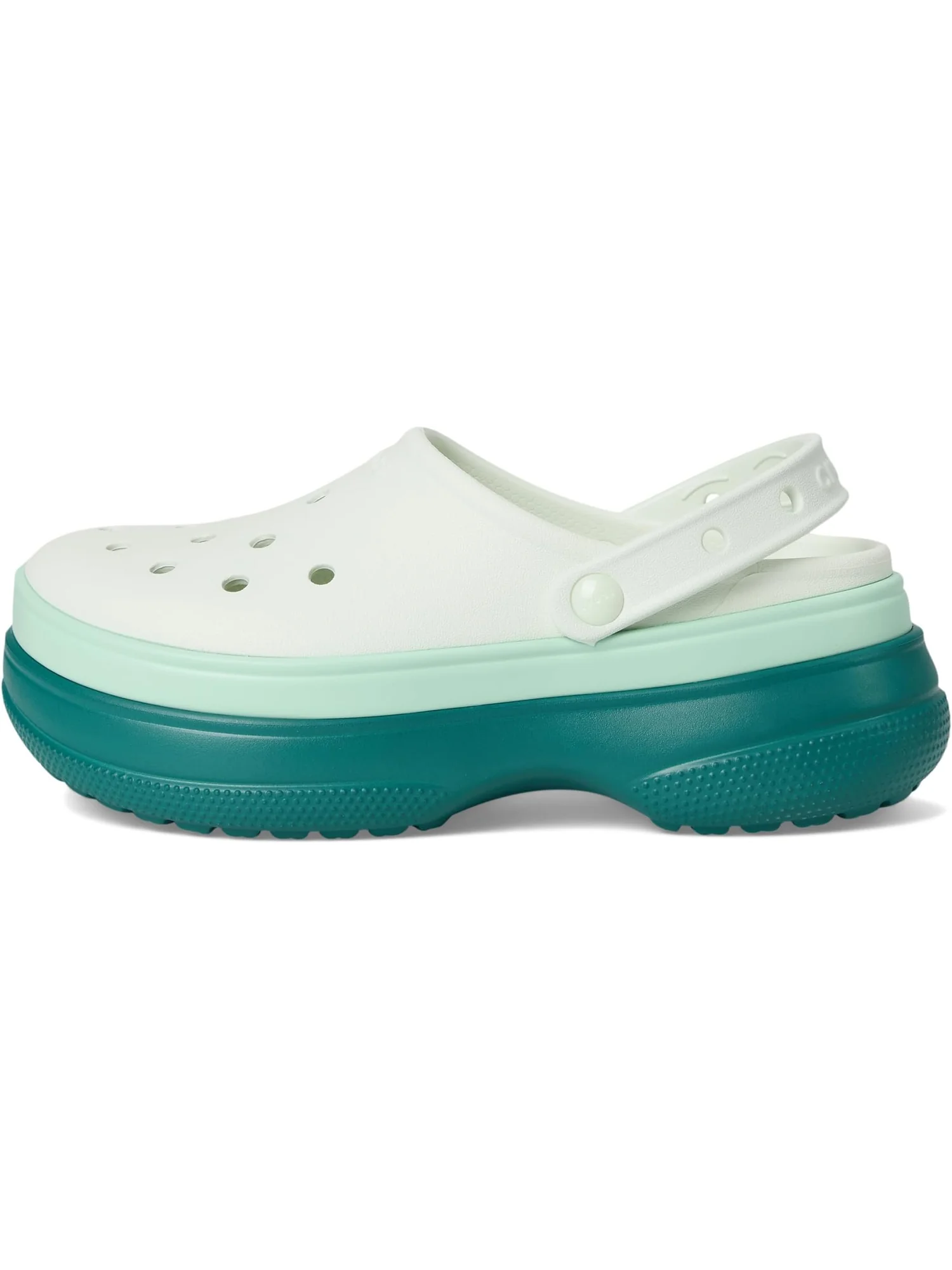 Сабо Crocs Unisex Classic Stacked Clogs Platform Platform, Hosta — изображение 4 из 7, хоста