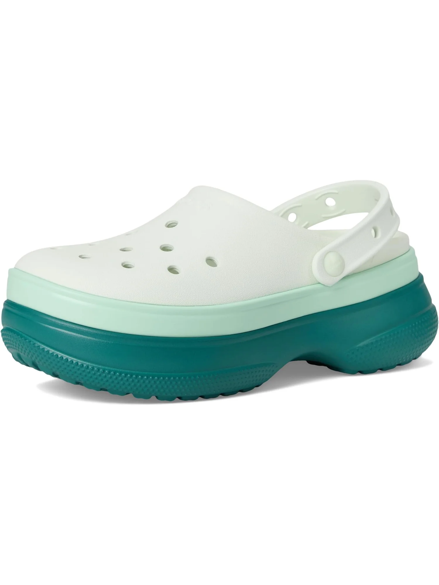Сабо Crocs Unisex Classic Stacked Clogs Platform Platform, Hosta — изображение 7 из 7, хоста