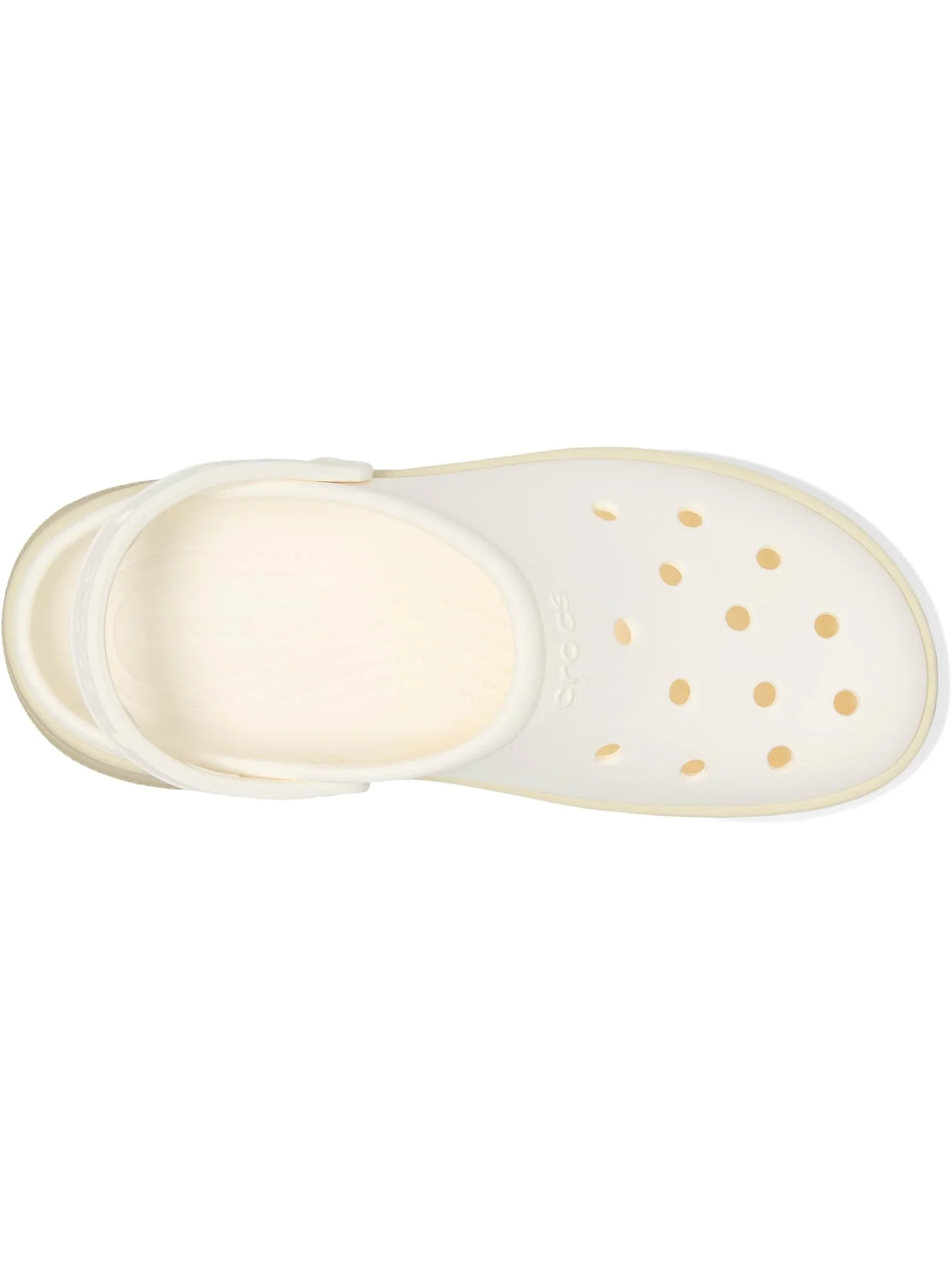 Сабо Crocs Classic Stacked Clogs Platform Platform — изображение 2 из 7, мел