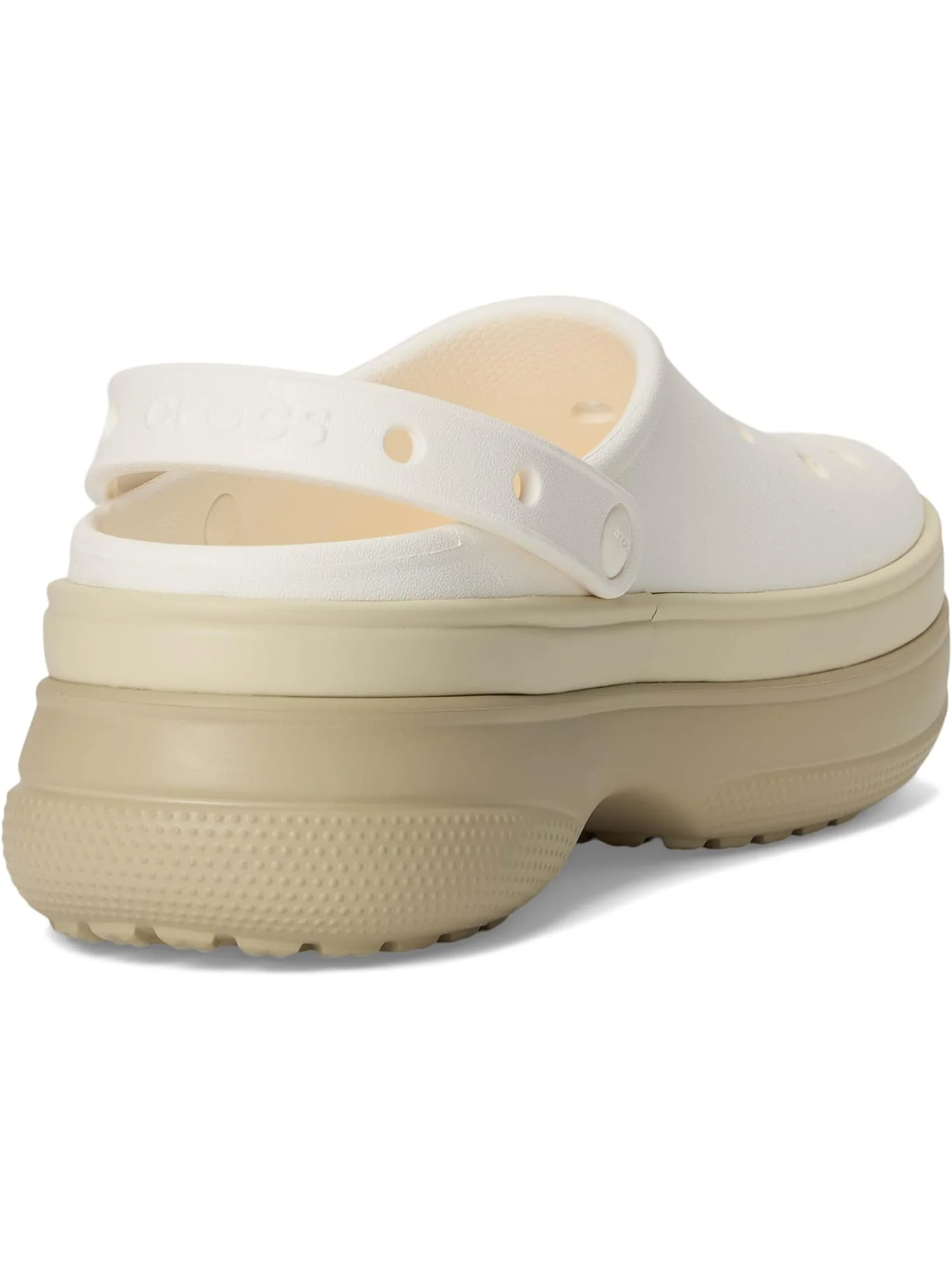 Сабо Crocs Classic Stacked Clogs Platform Platform — изображение 5 из 7, мел