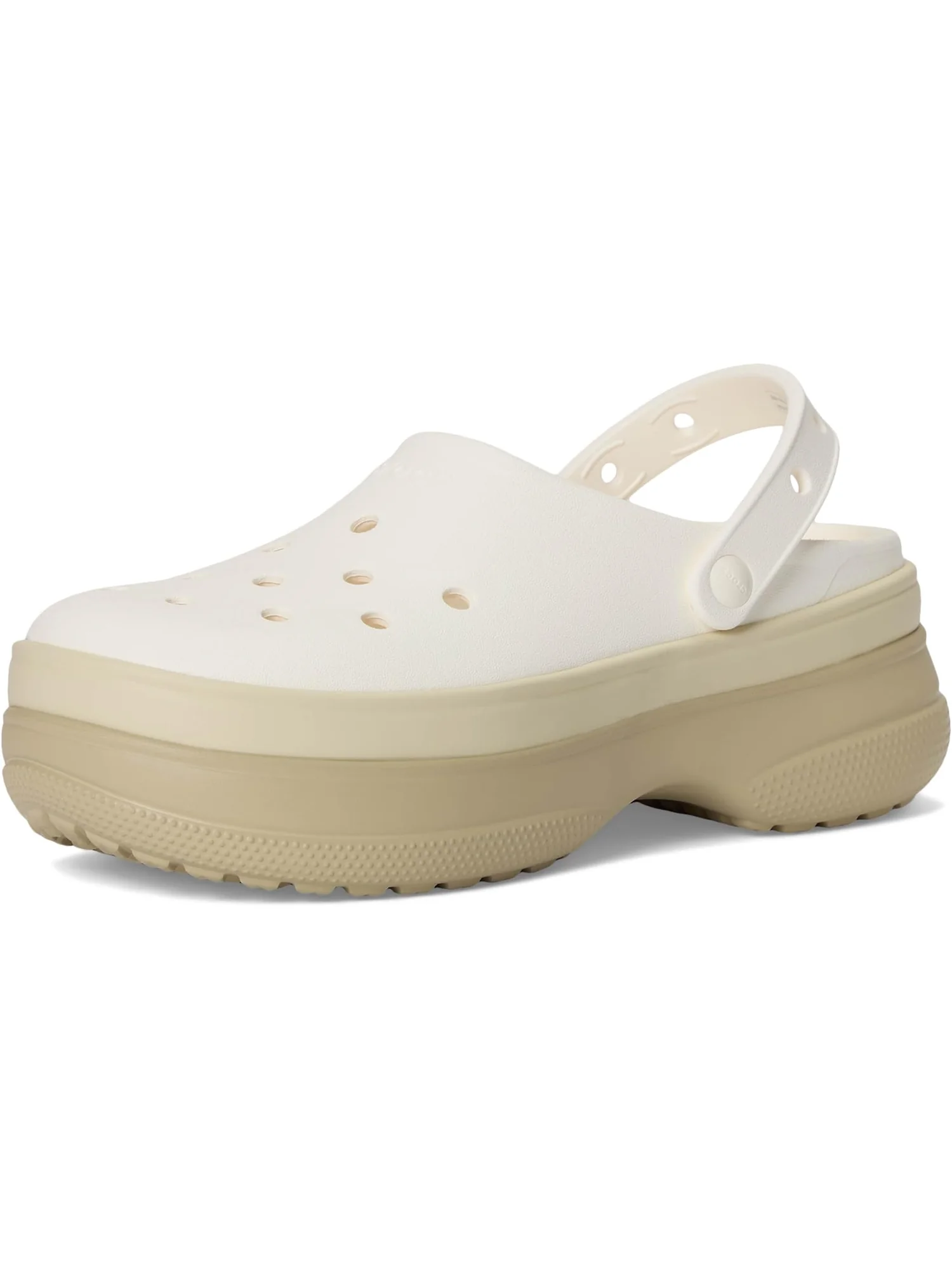 Сабо Crocs Classic Stacked Clogs Platform Platform — изображение 7 из 7, мел