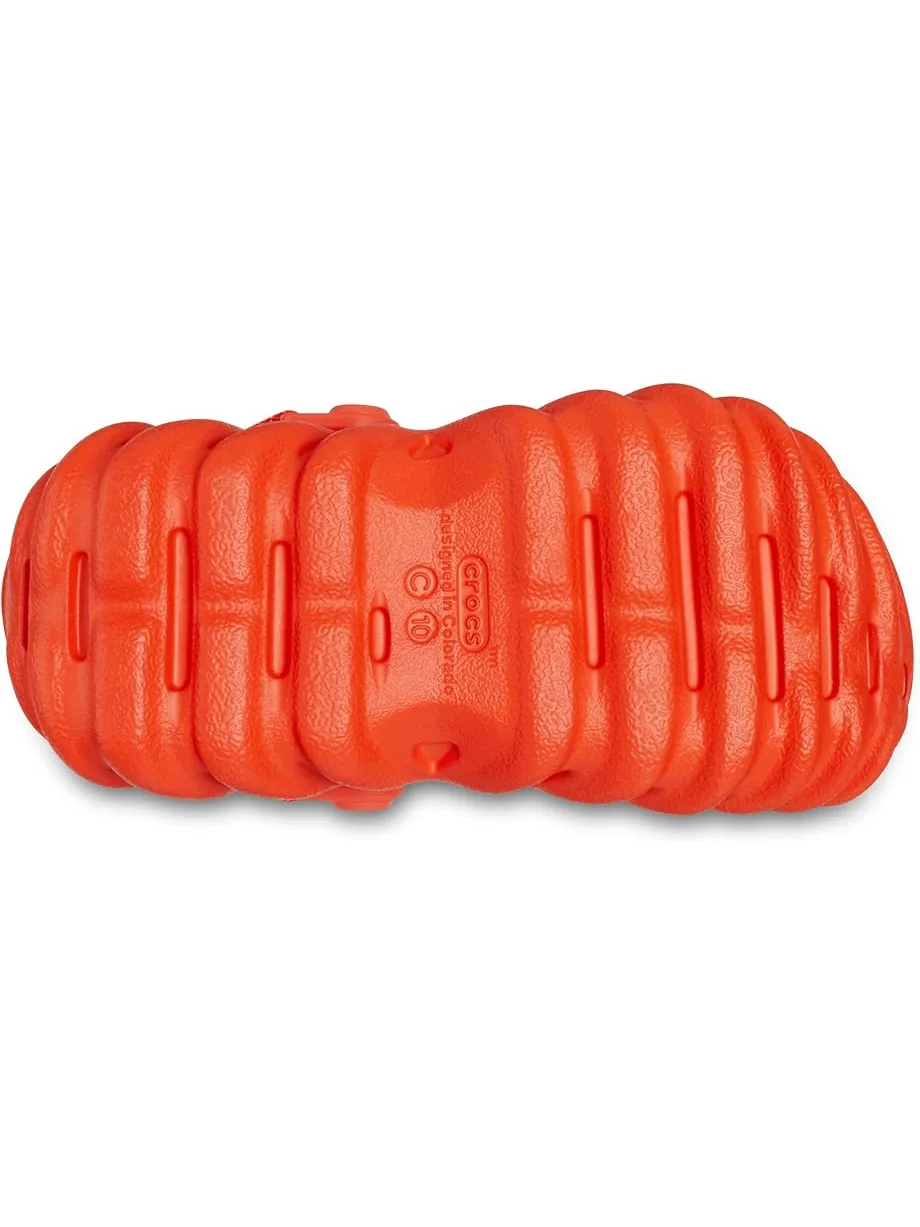 Сабо Crocs Kids Echo Clog — изображение 3 из 7, лавовый