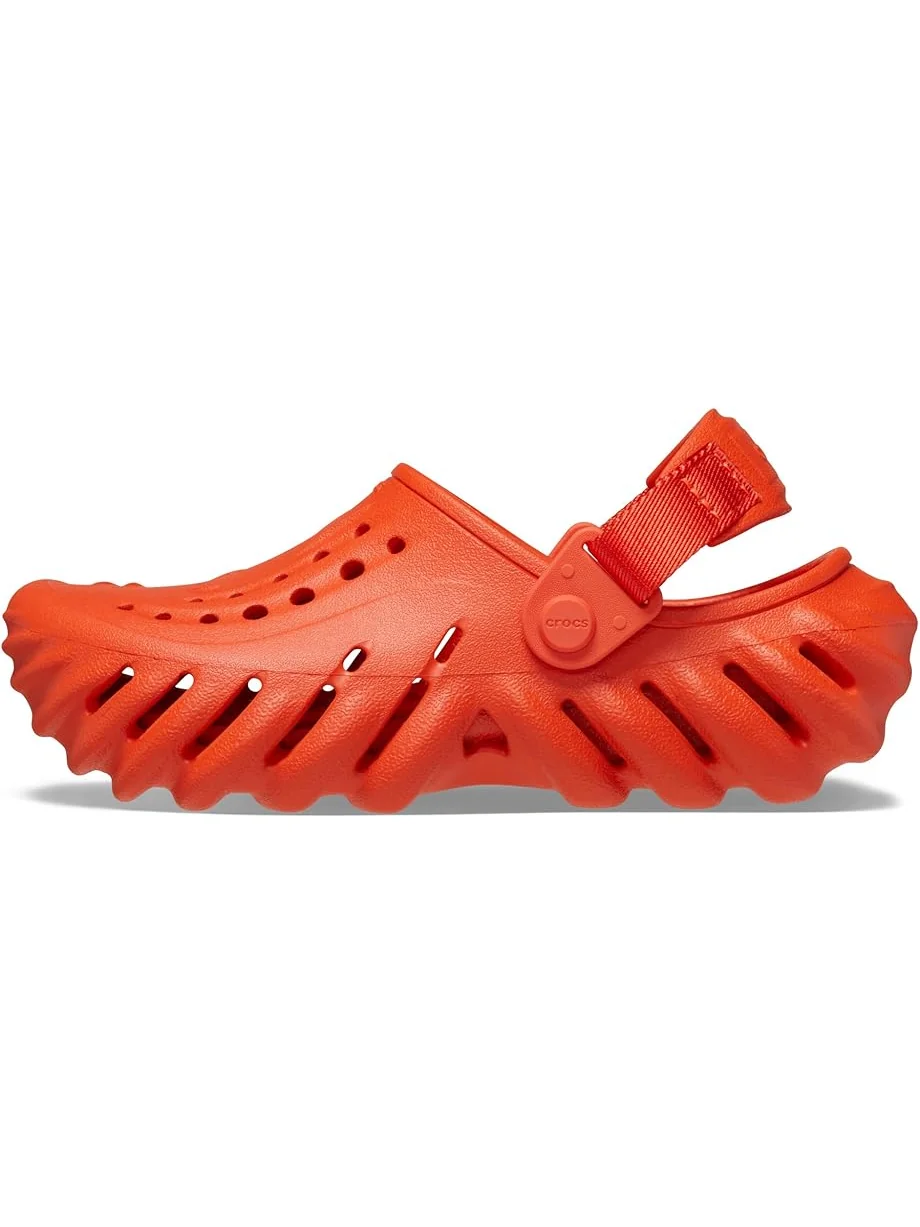 Сабо Crocs Kids Echo Clog — изображение 4 из 7, лавовый