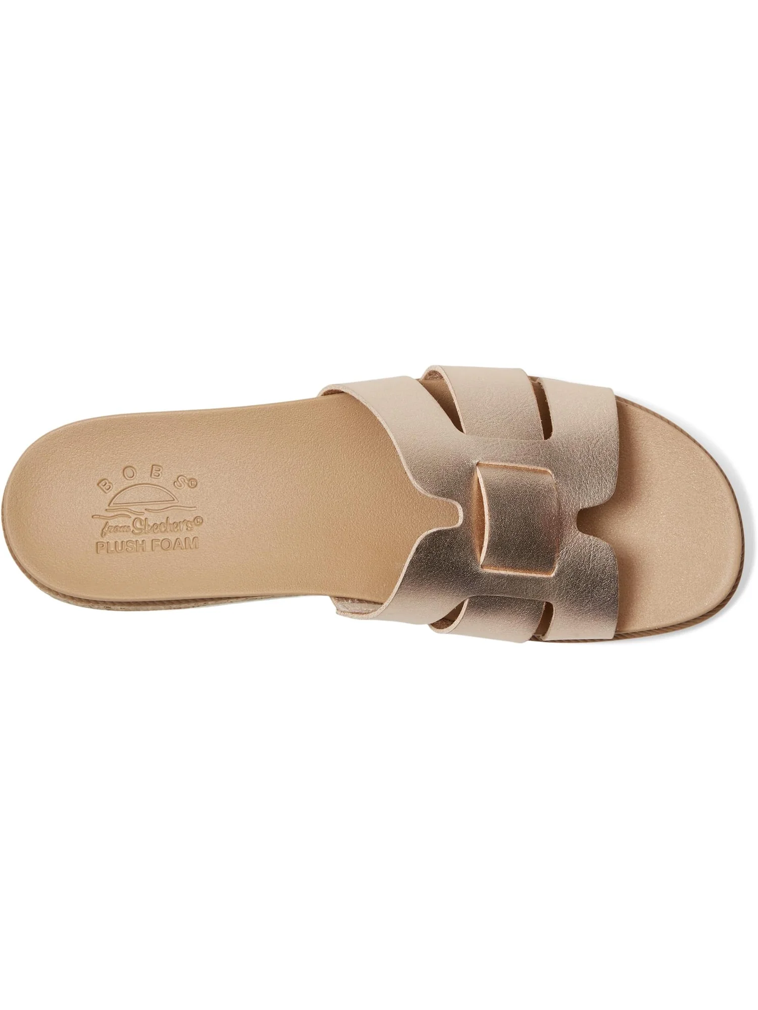 Сандалии BOBS from SKECHERS Desert Kiss Low - Peak Look — изображение 2 из 7, розовый золотистый