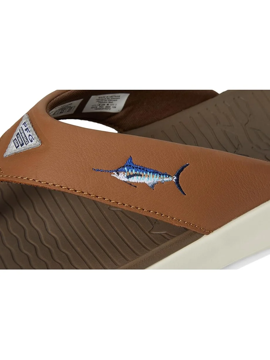 Сандалии Columbia Boatside Fish Flip, цвет Dark Truffle/Elk — изображение 6 из 7