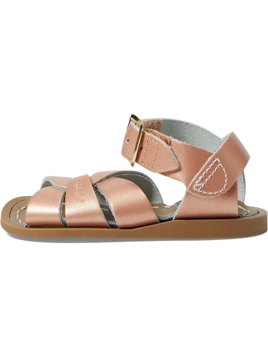 Сандалии Salt Water Sandal by Hoy Shoes The Original Salt Water Hook & Loop — изображение 4 из 5, розовый золотистый